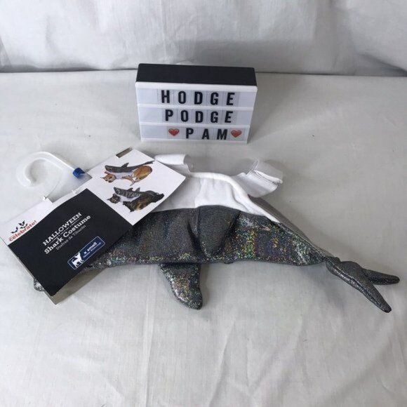 Dog Great White Shark Halloween Costume Cat Halloween Size XS Small Pet New - Picture 12 of 13